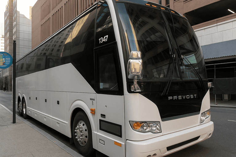 a Greenville Coach Bus Service coach bus