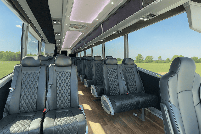 coach bus in Greenville