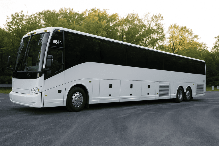 exterior of Greenville Coach Bus Service coach bus