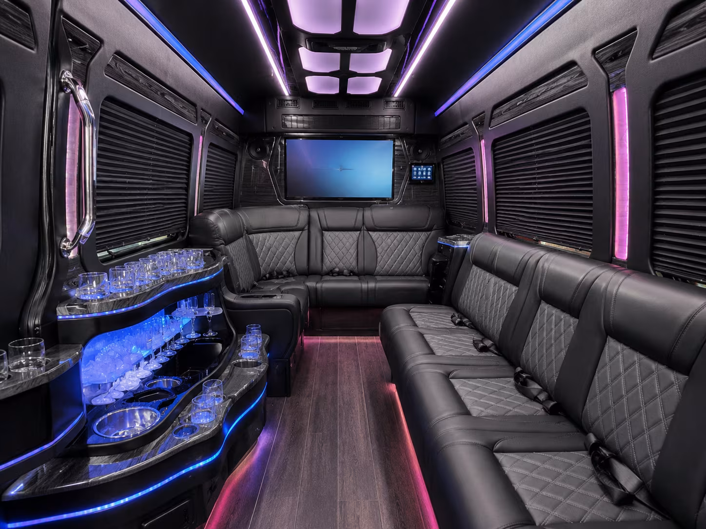 corporate and campus shuttle buses in greenville