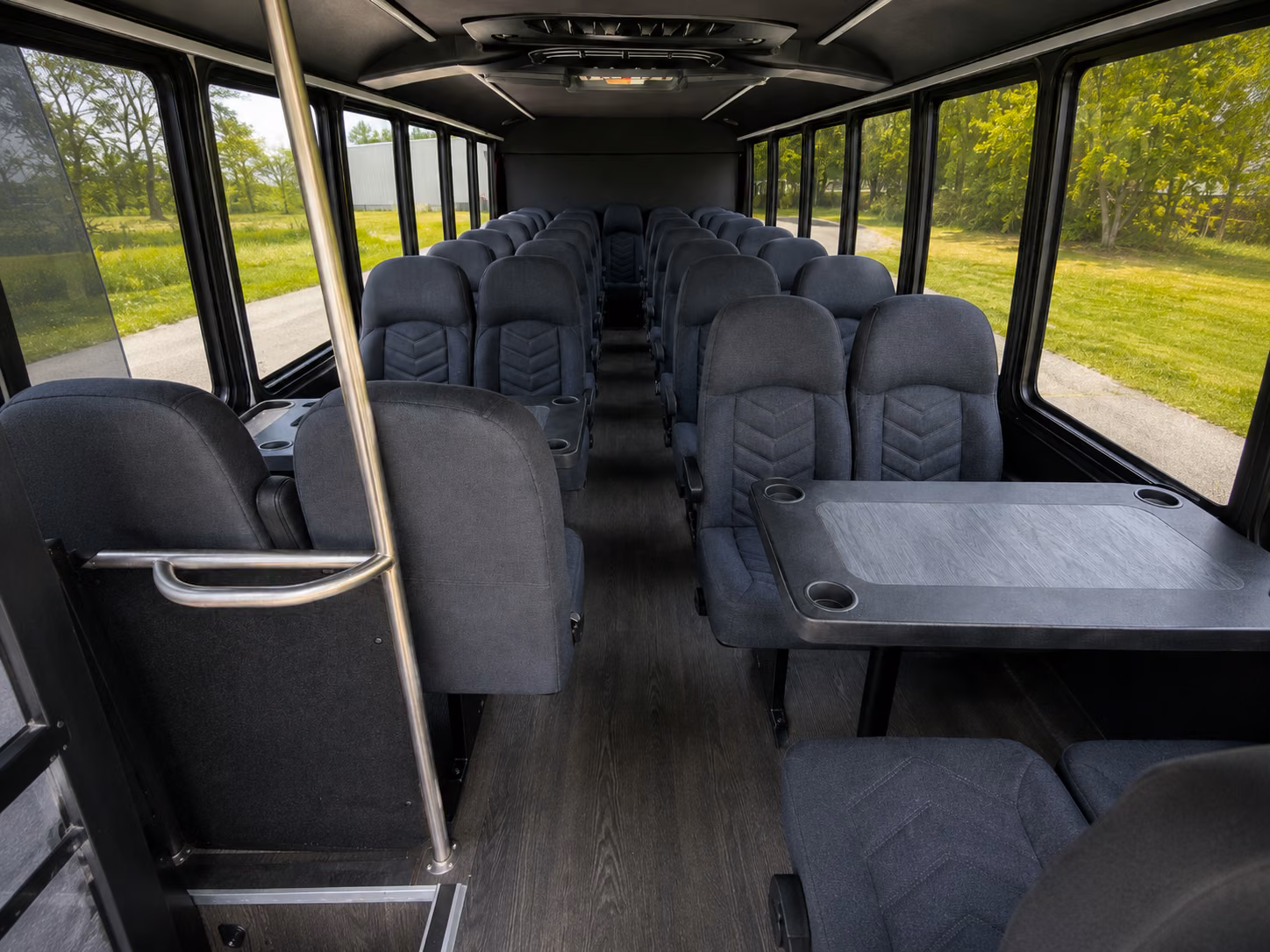 greenville 15 passenger minibus inside