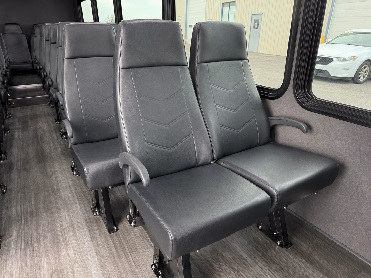 greenville 20 passenger minibus interior
