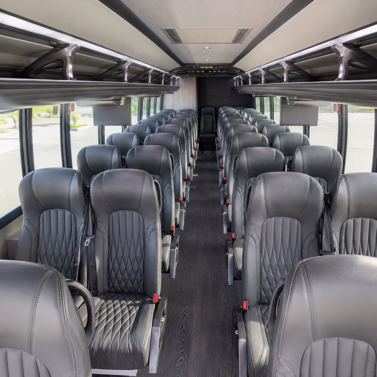 greenville 28 passenger minibus interior