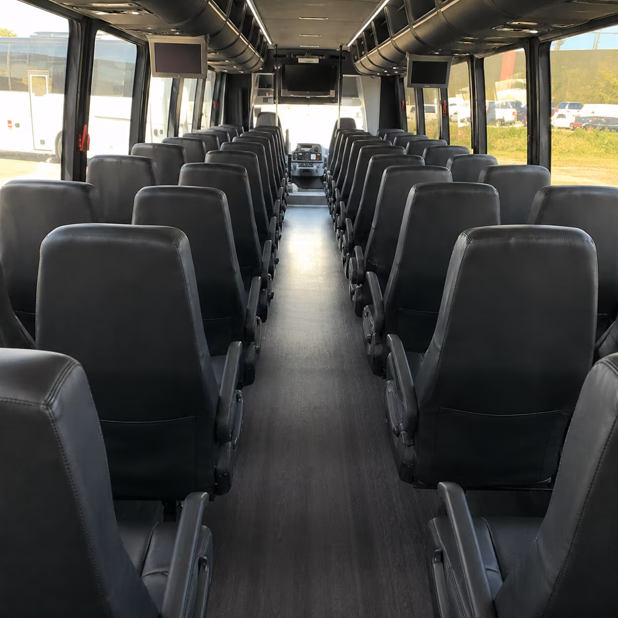 greenville 30 passenger minibus interior