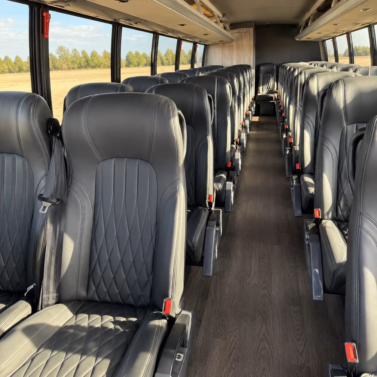 greenville 35 passenger minibus inside