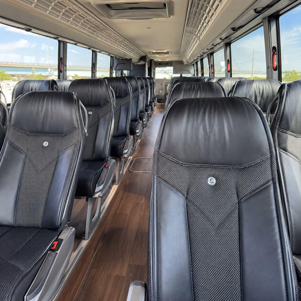 greenville charter bus rentals employee transportation along us 264