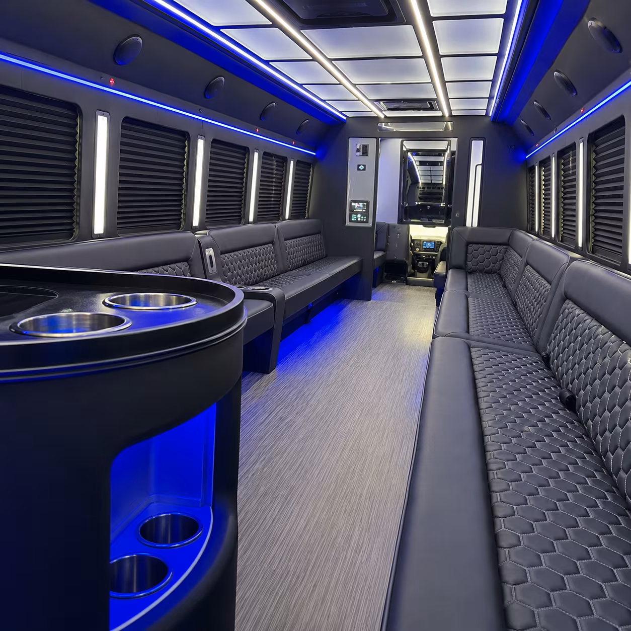 greenville party bus inside