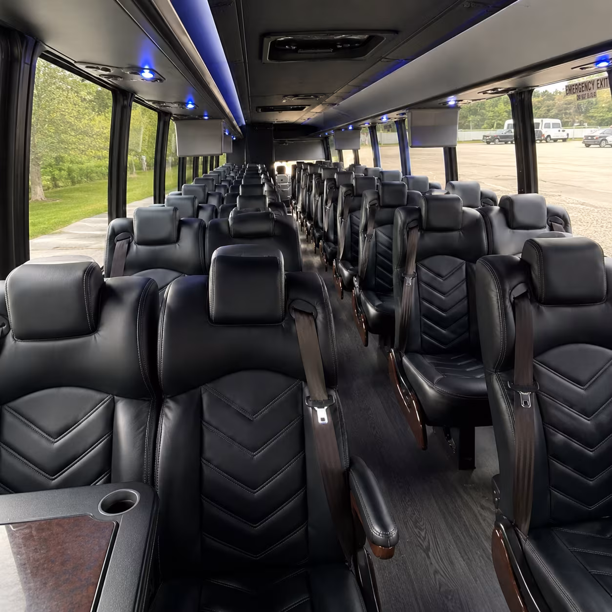 greenville private event transportation onboard seating