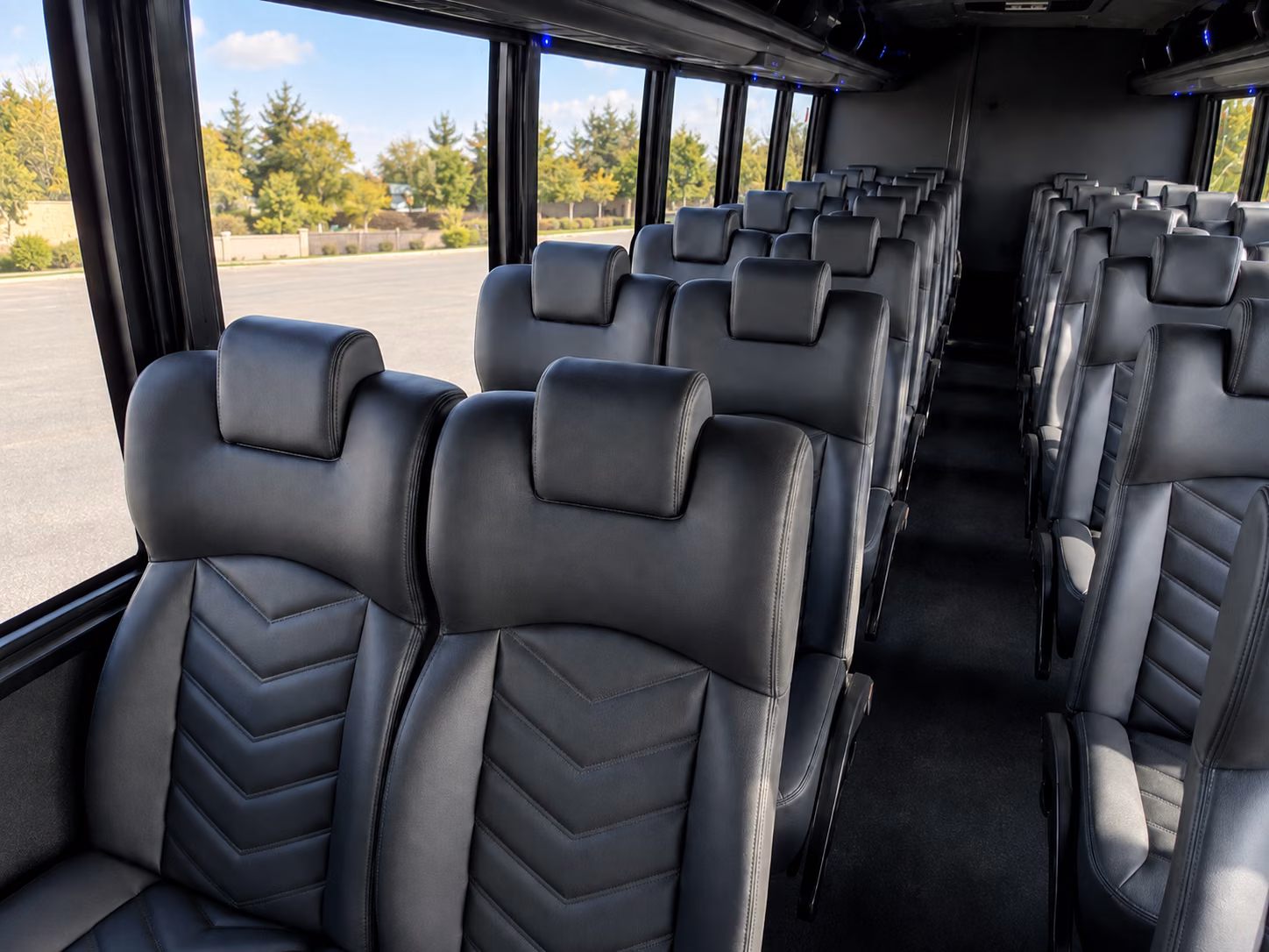 greenville religious group transportation onboard seating