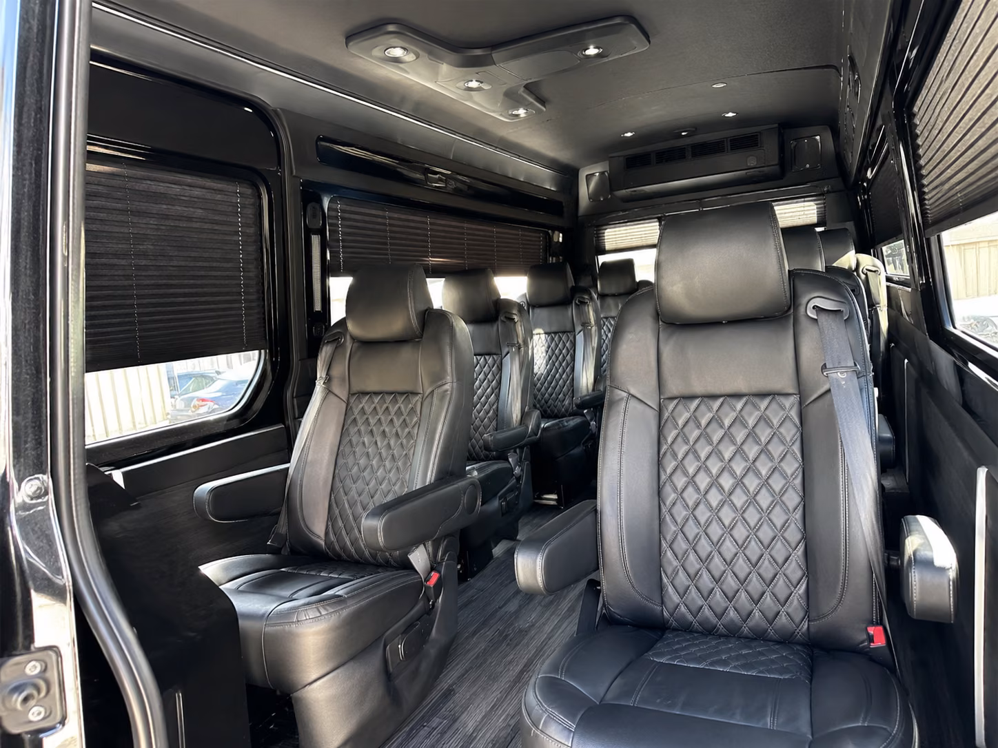 greenville sprinter van with driver inside