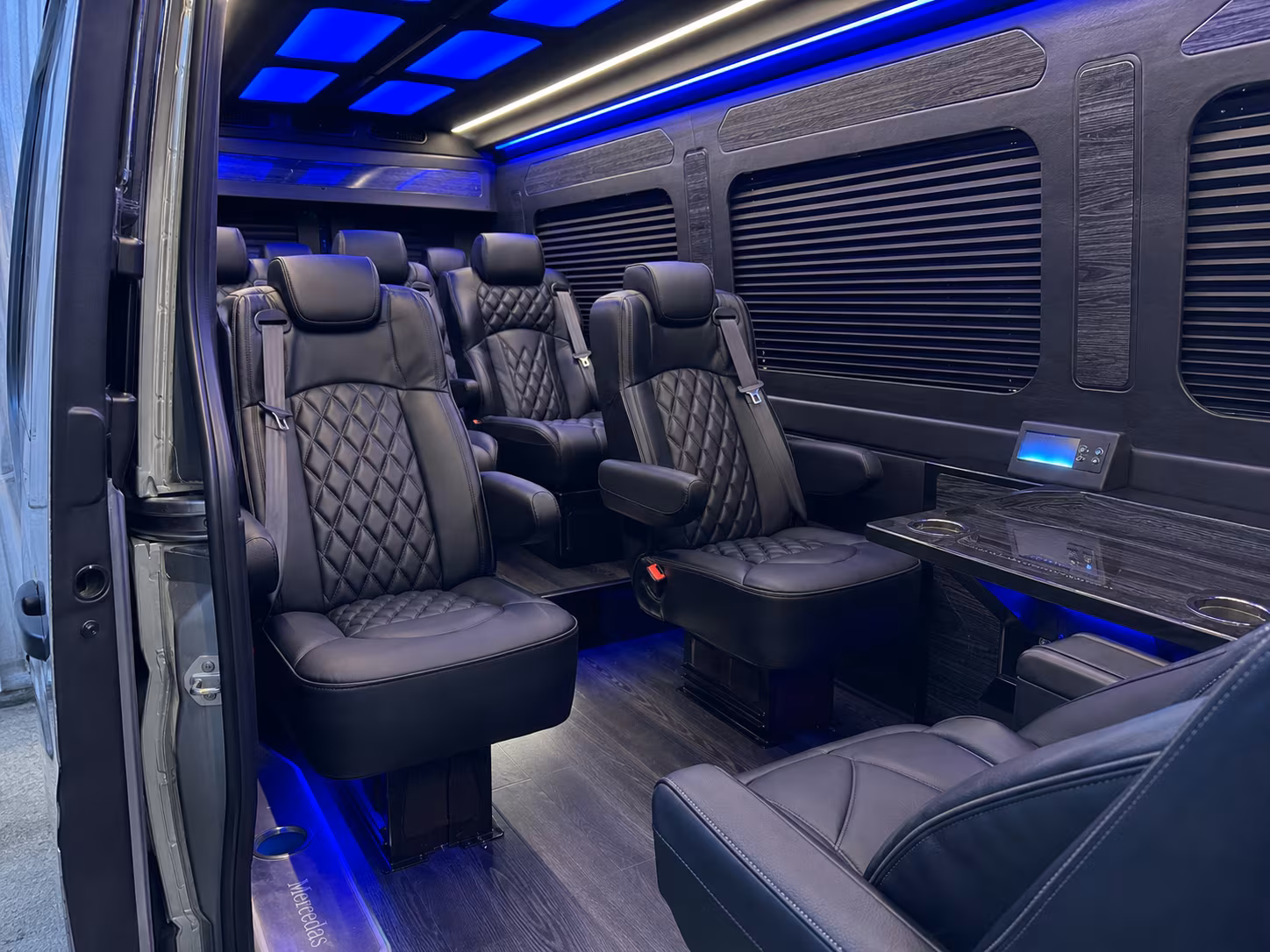 sprinter van transportation for groups and events across greenville